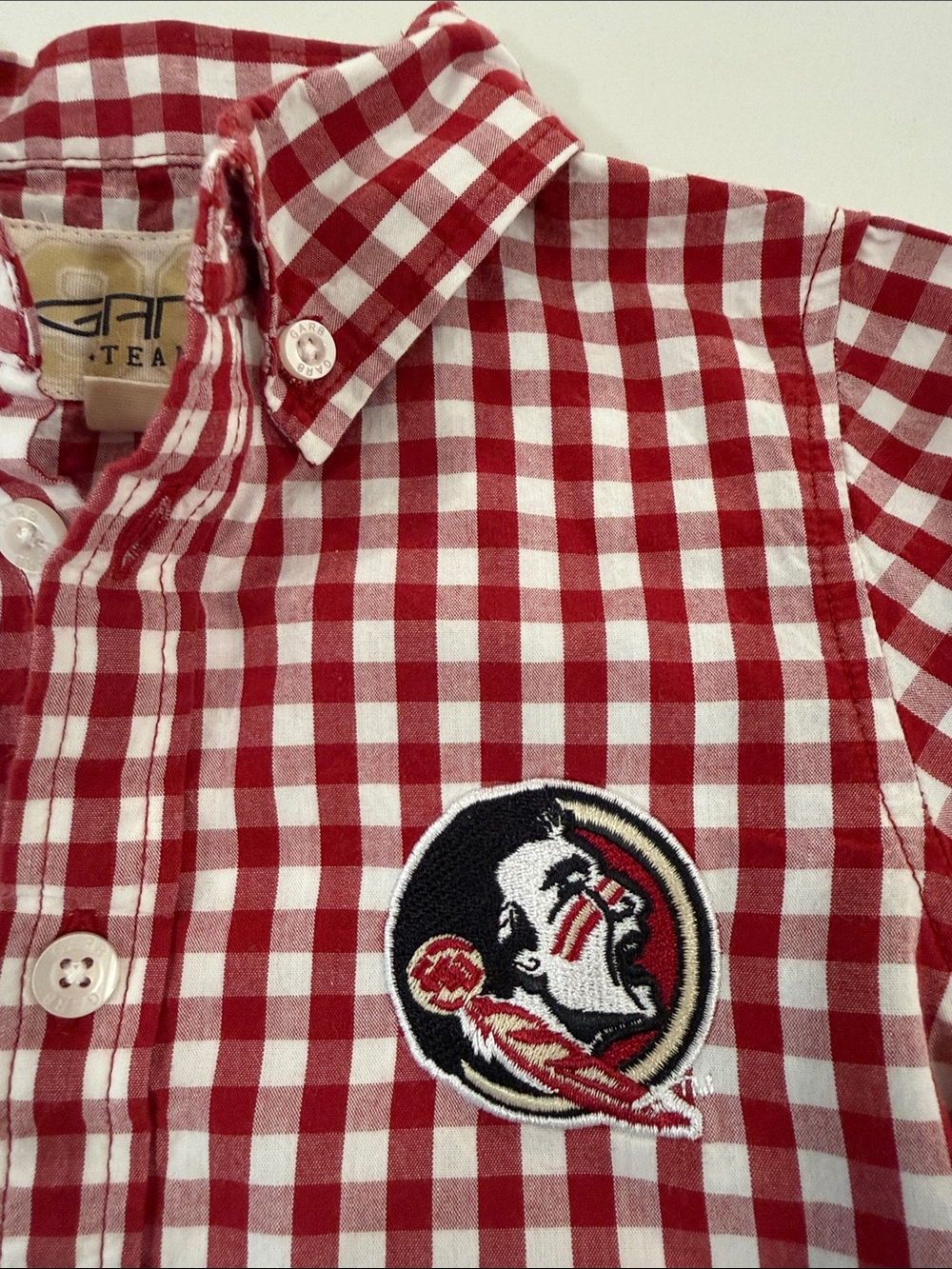 Toddler FSU Button Down - Picture 2 of 9